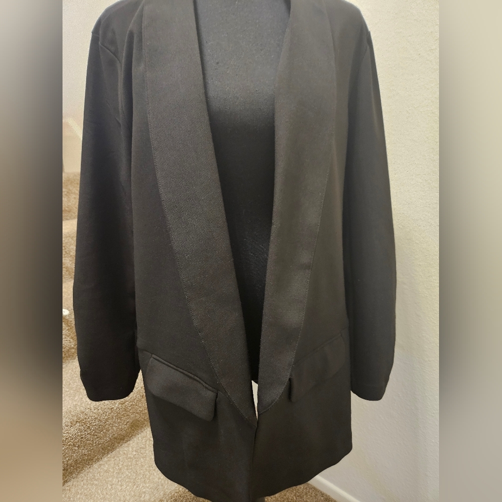 Guess Classic Black Suit Jacket Blazer